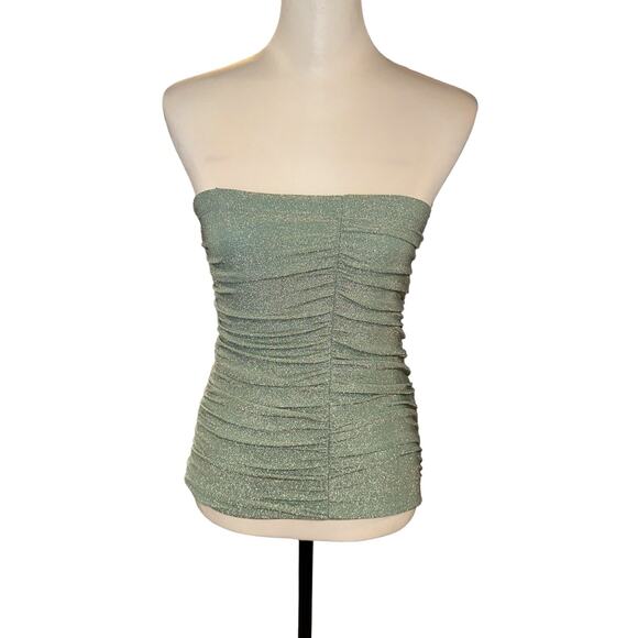 City Studio Strapless Top Small Green - Picture 1 of 3